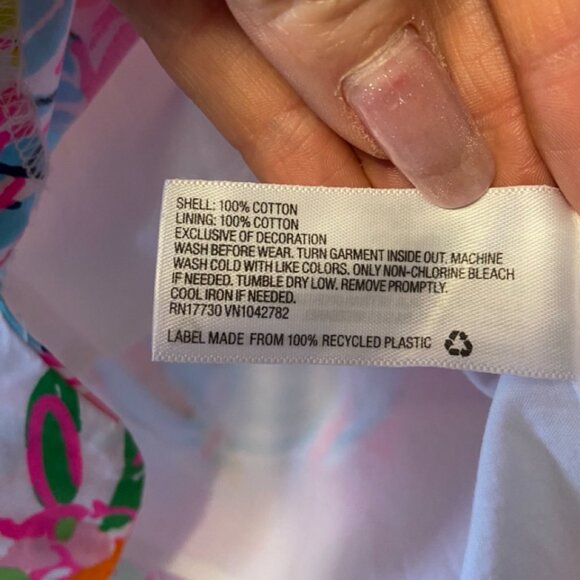 Lilly Pulitzer for Target Nosey Posey print GIRLS Size M (7/8) EUC Dress - Picture 5 of 13